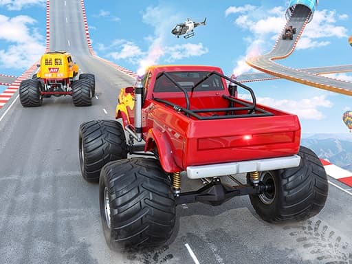 Mega Ramp Monster Truck Race thumbnail