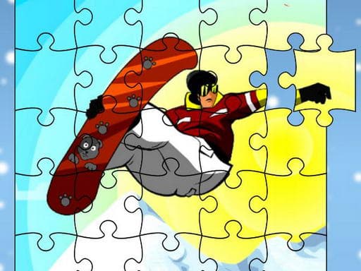 Snowboarder Freestyle Jigsaw thumbnail