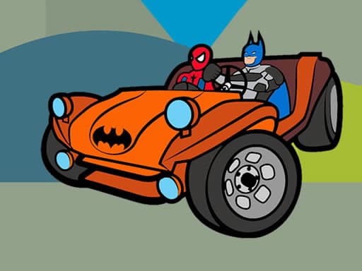 Superhero Cars Coloring Book thumbnail