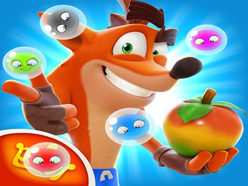 Crash Bandicoot And Frog Super Shooter Bubbles thumbnail