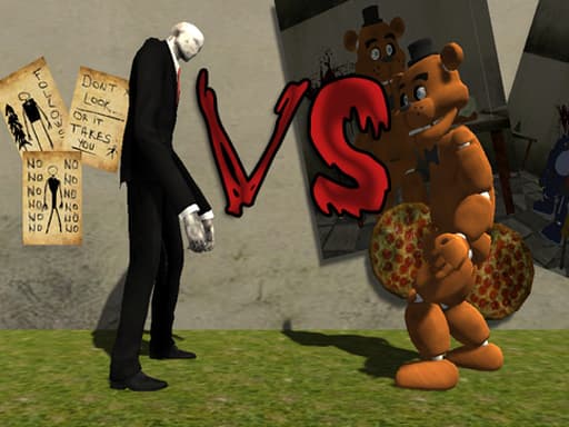 Slenderman VS Freddy The Fazbear thumbnail