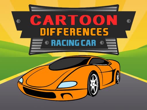 Cartoon Racing Car Differences cover