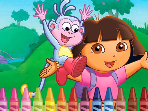Dora the Explorer 4 Coloring thumbnail