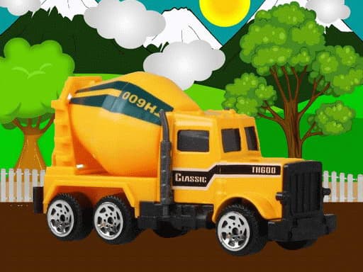 Construction Vehicles Jigsaw thumbnail